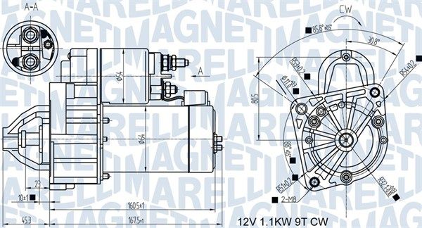 MAGNETI MARELLI starteris 063721345010